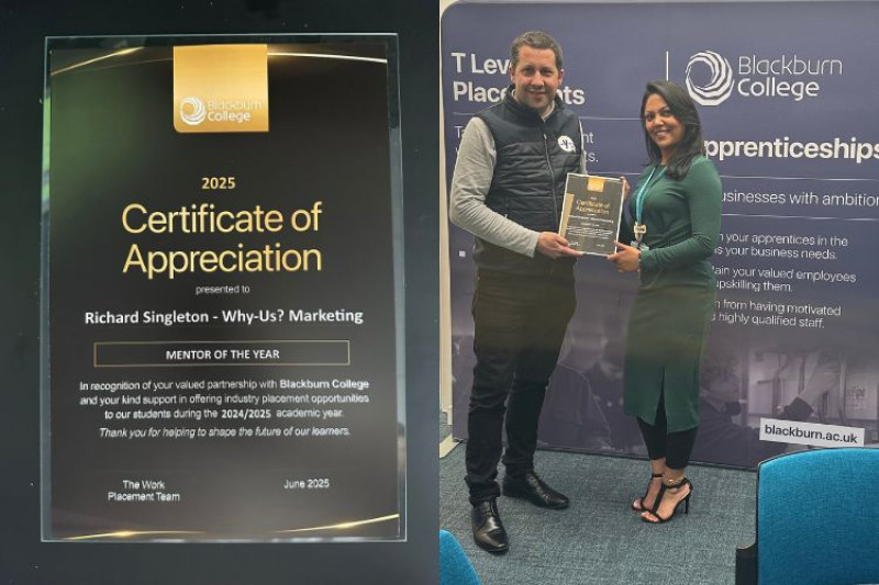 richard-wins-blackburn-college-award